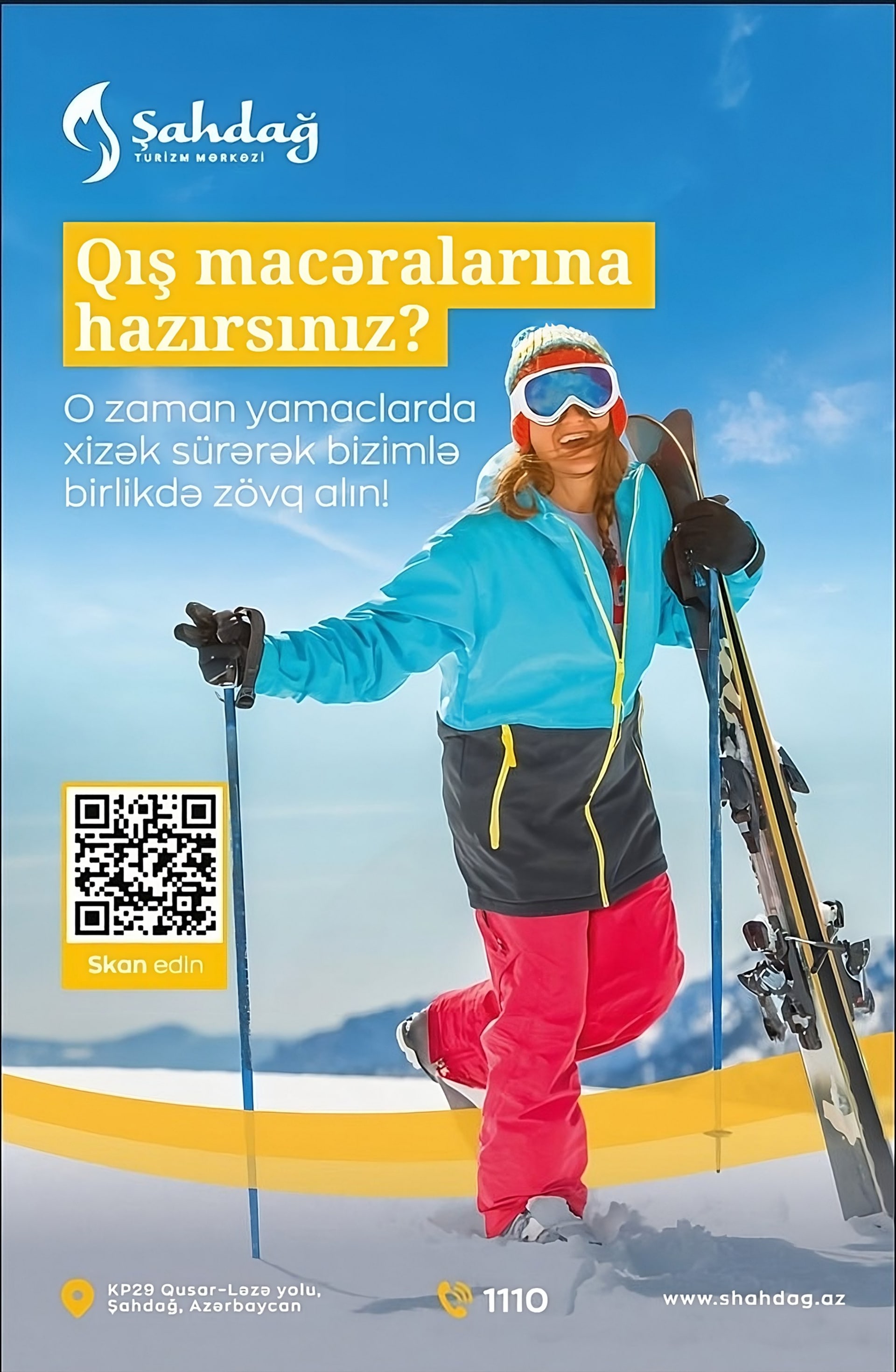 Shahdag Tourism Center marketing campaign creative