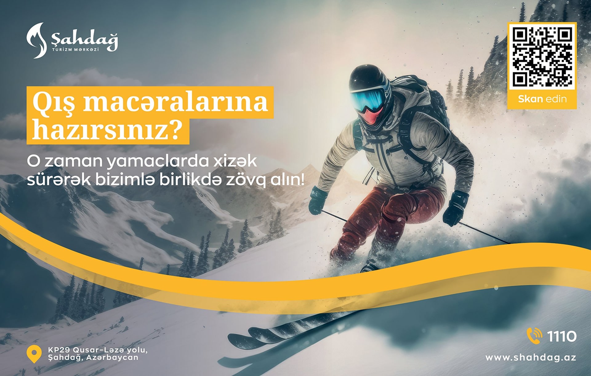 Digital marketing content for Shahdag mountain resort
